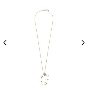 Gold “G” Necklace